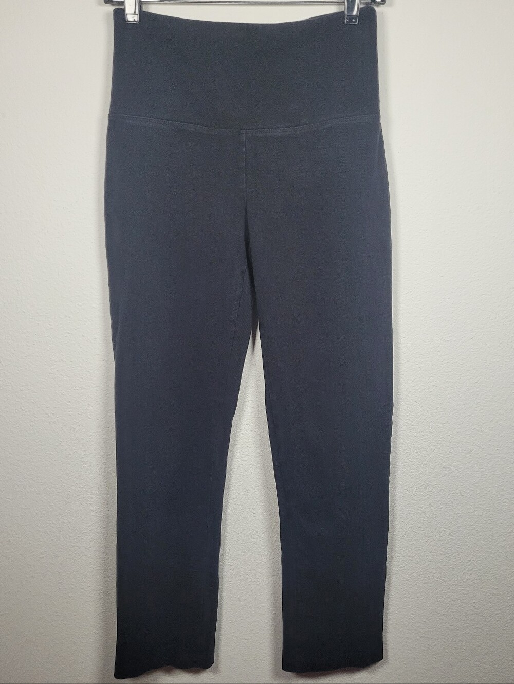 Lysse Black High Waisted Stretch Denim Leggings Jeggings Size Medium Casual